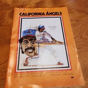 1976 Official California Angels Scorebook